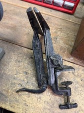 Vintage Sargent 9 1/4” Saw Sharpening Vice Bench Mount -Made in USA