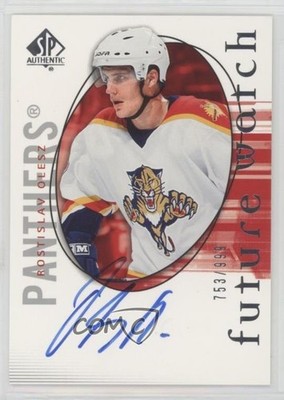 2005-06 SP Authentic Future Watch 753/999 Rostislav Olesz #158 Auto 05u8