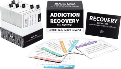 200 Addiction Recovery Cards for Engaging Group Therapy & Conversations   Icebre