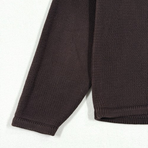 Vintage J Crew Roll Neck Sweater Mens XL Chunky Knit Raglan Pullover Fisherman - Picture 8 of 12