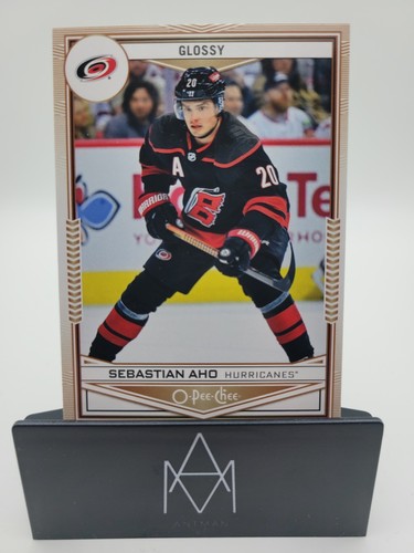 SEBASTIAN AHO - 2024-25 Upper Deck O-Pee-Chee Glossy - Carolina Hurricanes