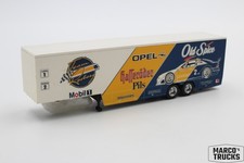 Albedo Kofferauflieger 2achs Rennsport "Opel Team Rosberg Old Spice" /AL1629