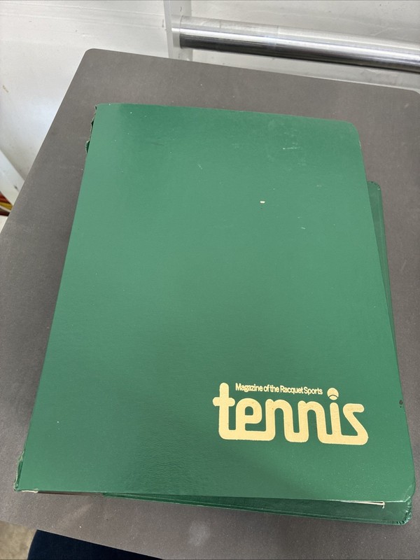 Vintage tennis Magazine Binder Collection 1977-1978 Annual Issue Bjorn Borg Us