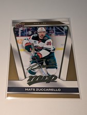 2025-26 Upper Deck MVP Mats Zuccarello Wild Gold Script #159