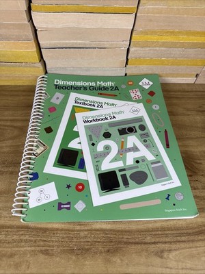 Dimensions Math Teacher's Guide 2A Grade 2 Homeschool Curriculum Spiral Bound