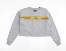 Womens UK Size 8 Primark Grey Pullover Sweatshirt