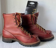 Wesco Jobmaster Boots 10.5 Red Brown Leather ...
