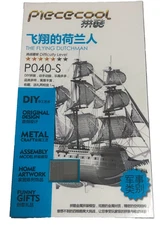 Pirate Ship 3D Model Kit - The Flying Dutchman Piececool Metal Puzzle Gifts
