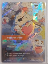 Veteran Poro (Overnumbered) 223/219 Showcase Foil Riftbound Card — live eBay listing