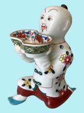(More available) HEREND KNEELING 4.75” CHINESE MANDARIN MAN  SALT CELLAR 2651