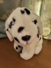Vintage Keel Toy Simply Soft Sitting Dalmatian Dog Puppy Plush Soft Toy