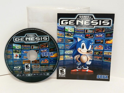 Sonic's Ultimate Genesis Collection (PlayStation 3, 2009) Mint Disc + Manual!