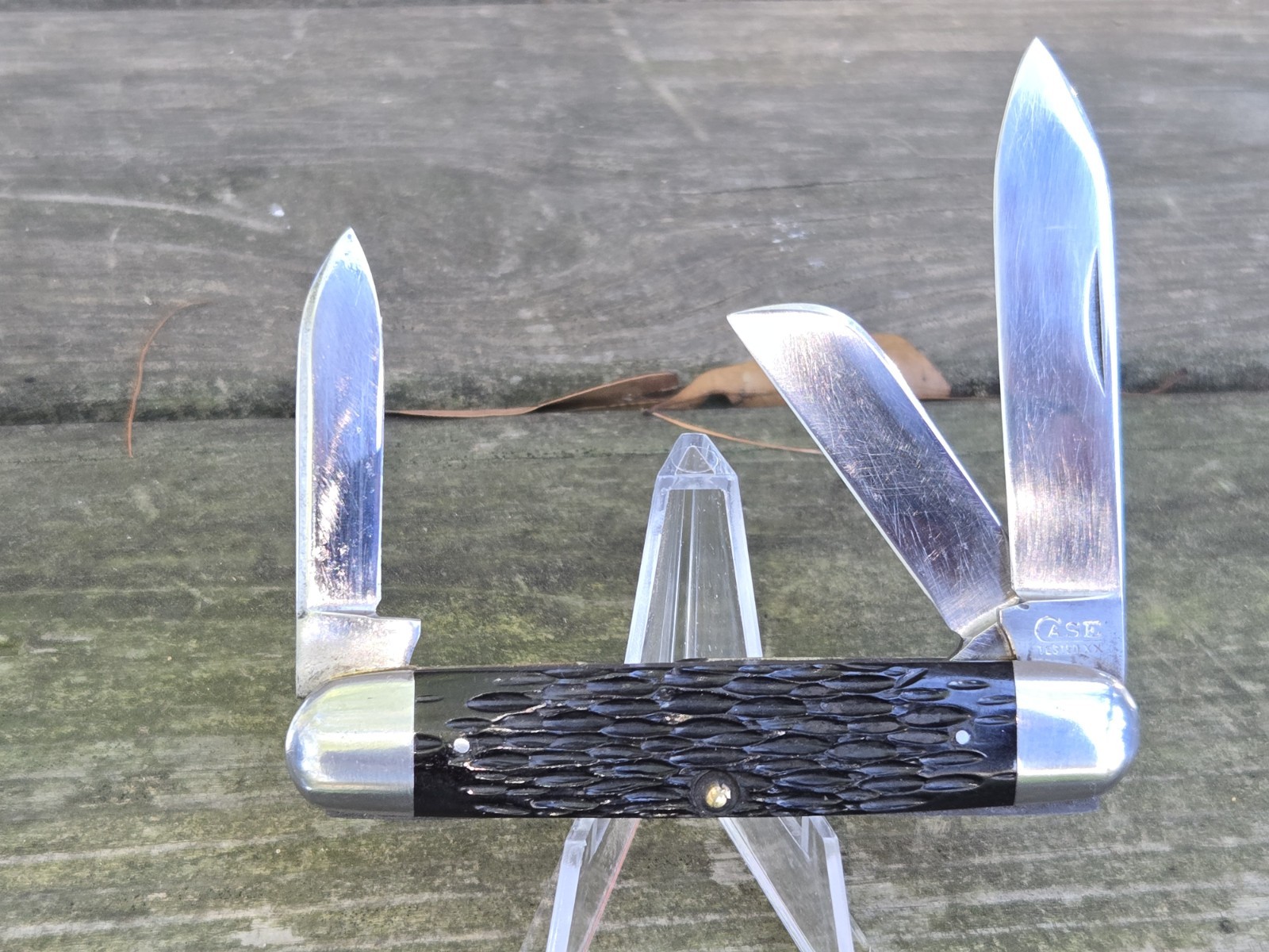 vintage Case Tested 1920-1940 63045 knife Rough Black Cigar