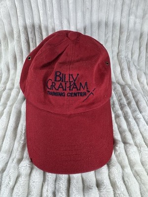 The Billy Graham Training Center At The Cove  Adjustable Cap Hat Red Cotton NWOT