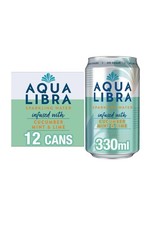 AQUA LIBRA Cucumber, Mint & Lime 330ML, Pack of 12