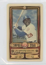 1983 Perma-Graphics/Topps Credit Cards Pedro Guerrero #150-SSN8305