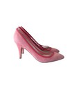 Ron White Pink Red Pointed Toe Stiletto Pumps Transparent Accent Slip On 7.5 — photo 3