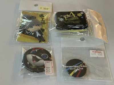 Persona4 The Animation Collectible Enamel Pin  & Other Items  Collection , 4 pcs