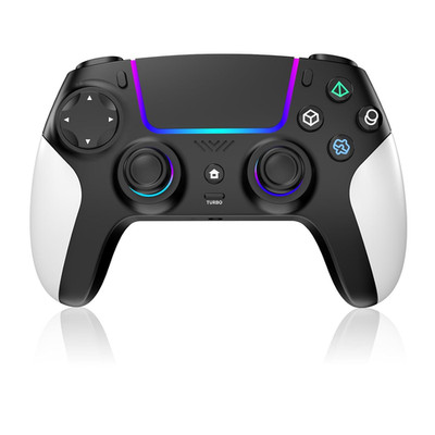 Wireless Controller for PS5 with RGB LED,TURBO, Dual Vibration, 6 Axis Gyro Sens