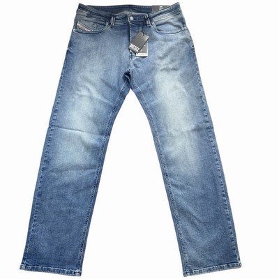 DIESEL MARKEE STRAIGHT MENs JEANS RE021 Sz 36 X 32  MSRP $250 Measures Included