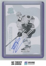 2024-25 Upper Deck The Cup Elegent Etchings Auto Connor Bedard #EL-CB Chicago