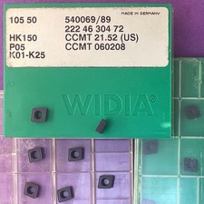10pc WIDIA CCMT 060208 CCMT 2 1.5 2 Carbide Inserts HK150  Machinist
