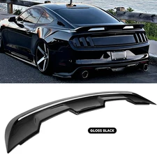 For Ford Mustang GT350 GT500 Style 2015-2021 ABS Glossy Black Trunk Spoiler Wing