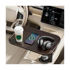 Car Desk for Laptop, Car Table Car Tray with 360 Rotating Cup Holder, Ad