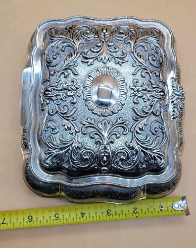 Metal Victorian Jewelry Box - Picture 10 of 11