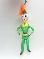 Soffieria De Carlini Peter Pan Ornament Italy Blown & Hand-Painted Glass