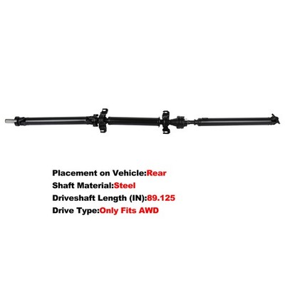 SCITOO Rear Drive Shaft Fits 2001-2009 Toyota Highlander Lexus Rx330 Rx350 Awd