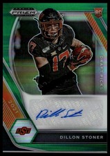 2021 Panini Prizm Draft Picks Collegiate #DPA-DIS Dillon Stoner Autographs Green