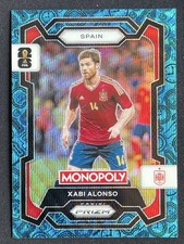 Xabi Alonso 2026 Monopoly Prizm Fifa World Cup Four Corners Blue Wave #40 -d
