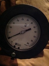 New Weksler Instruments 58-Z Pressure Gauge 0-60 PSIG 4 1/2" Royal Gage