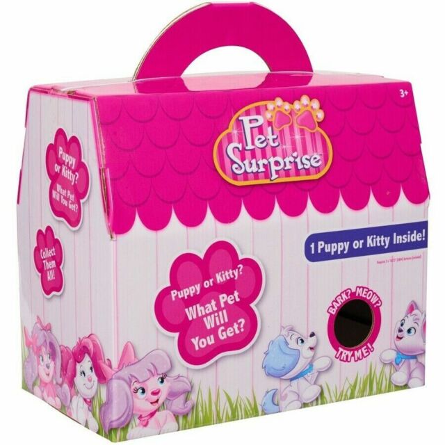 Just Play Pet Surprise Blind Box Plush (Either Puppy or Kitty Inside) | eBay