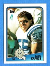 1988 Topps #127 Barry Krauss NM/MT Colts