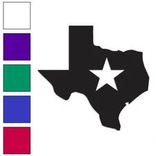 Texas Lone Star, Vinyl Decal Sticker, Multiple Colors & Sizes #680