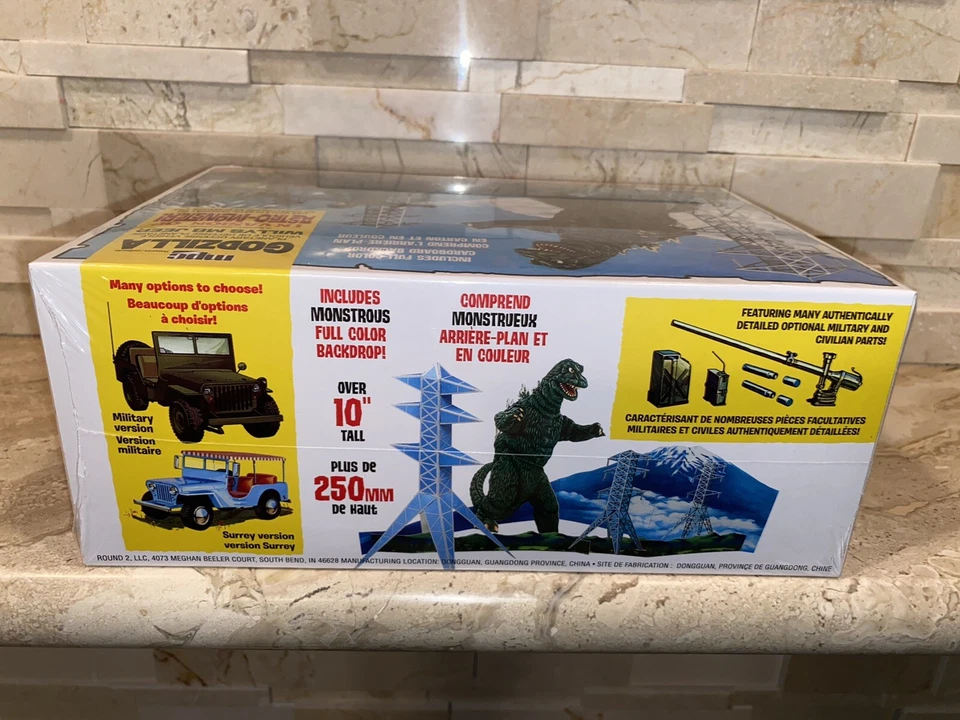 GODZILLA WILLYS MB JEEP MPC 1:25 SCALE MODEL KIT - Image 3 of 4