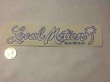 Authentic Vintage Hawaii Local Motion Surfing Sticker Decal  ((BEWARE OF FAKES))