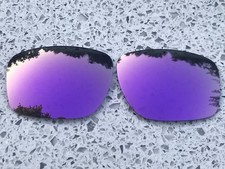 POLARIZED PURPLE CUSTOM MIRRORED REPLACEMENT OAKLEY SLIVER LENSES