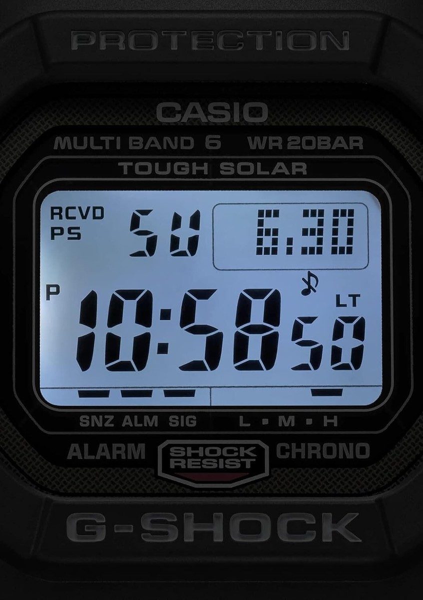 CASIO GW-5000U-1JF G-SHOCK 20 ATM Waterproof Solar Radio Men's