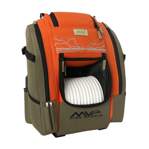 MVP Disc Golf Bag James Conrad Voyager Slim Signature Backpack - Choose Color - Picture 17 of 19