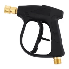 3000PSI High Pressure Washer Gun Short Wand Car Wash Foam Spray or 5 Nozzle Tips