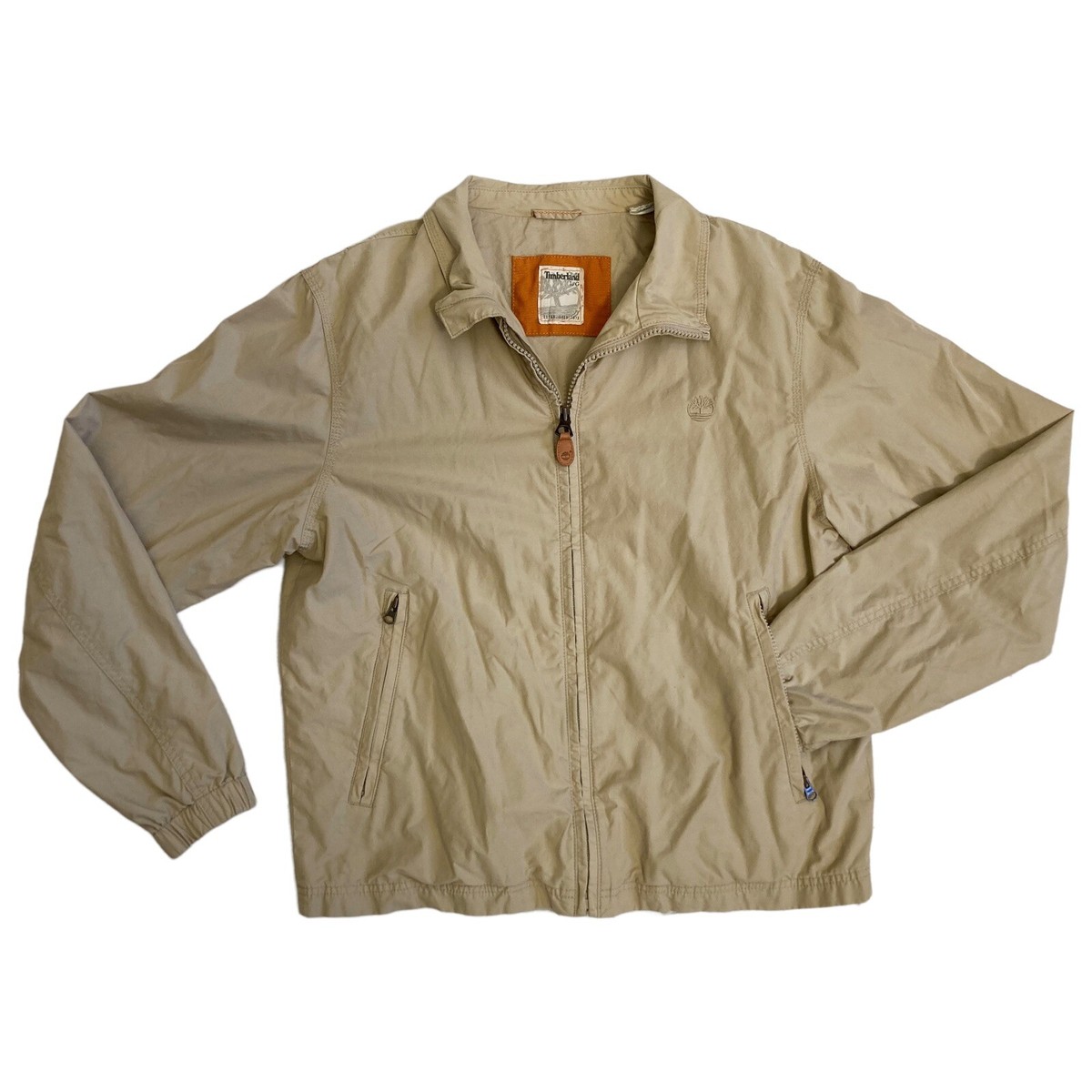 L Timberland Men's Khaki M41 Windbreaker Military Jacket L Timberland Men's Khaki M41 Windbreaker Military Jacket