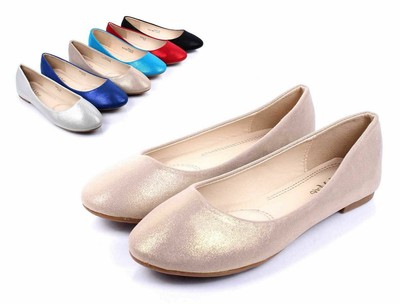 champagne color flats