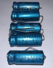 470uF 16-VOLT Axial Electrolytic Capacitor  125°C ￼￼￼ International Capacitors