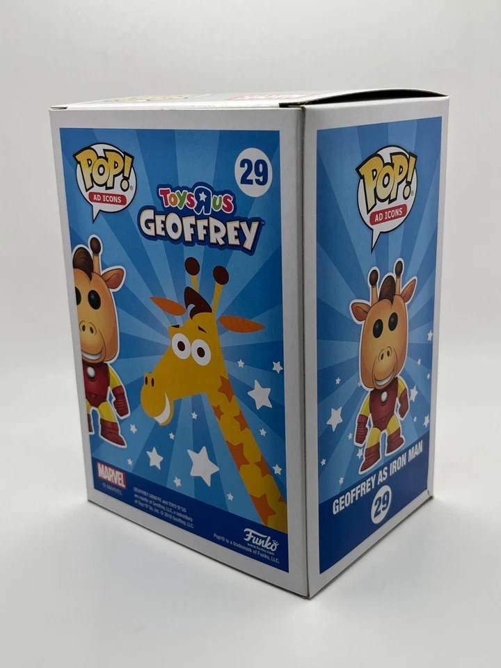 Funko Pop! Ad Icons Toys R Us #29 Geoffrey As Iron Man 2018 exclusivo canadiense Foto 3 de 4