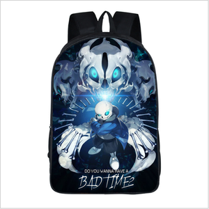 Undertale Sans papiro Mochila Escolar Bolsa De Viaje Maletín De Mochila  Bolso de hombro | eBay