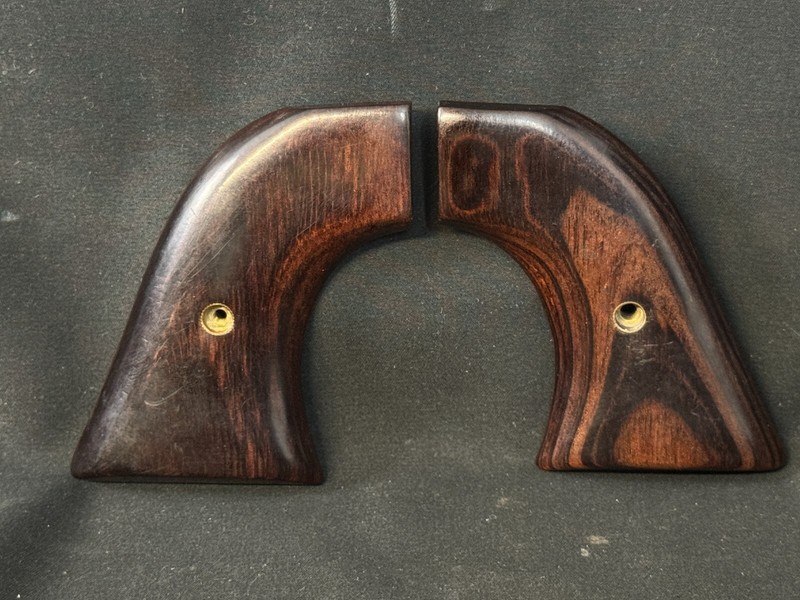 Ruger Vaquero Single Action Revolver Grips Laminated Wood Dark Brown