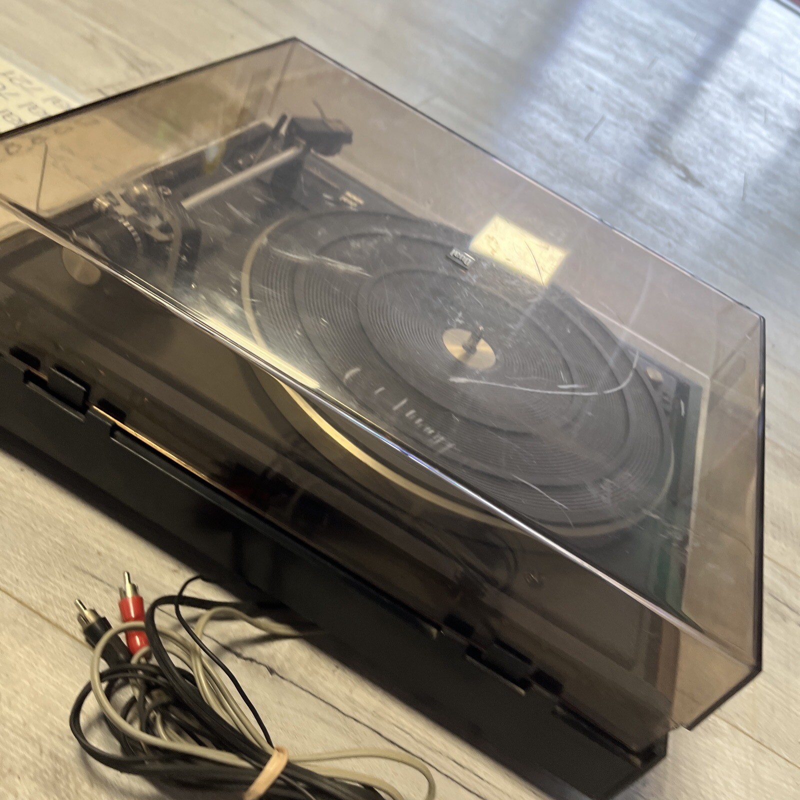 Dual 502 BeltDrive Turntable W/Original Box And Instructions. WORKS